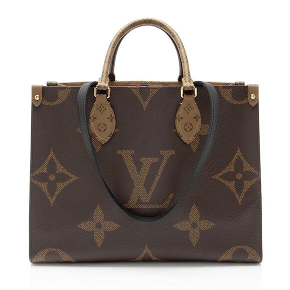 Louis Vuitton Giant Monogram Canvas Onthego MM Tote - Picture 1 of 12